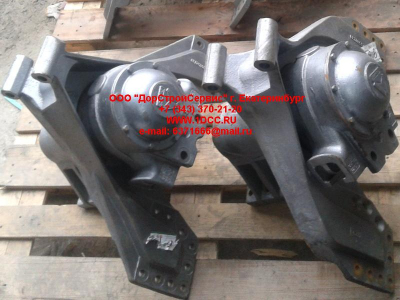 Ось балансира в сборе (нового образца NS-07, 2 стремянки) H HOWO (ХОВО) AZ9725520210 фото 1 Краснодар