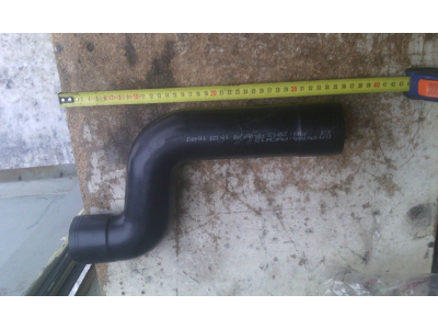 Патрубок радиатора резинотканевый верхний d-55 H HOWO (ХОВО) WG9719530116 фото 1 Краснодар