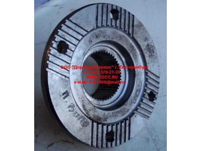 Фланец проходного вала D-165, 4 отв., с насечками, низкий, мелкий шлиц H HOWO (ХОВО) RHAZ9114320205 фото 1 Краснодар