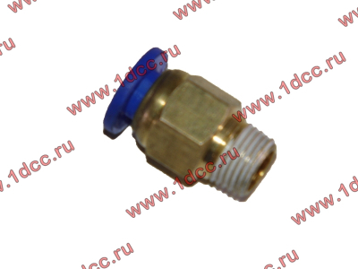 Фитинг (бронза, прямой, П конус 14) d-6 HOWO (ХОВО)  фото 1 Краснодар