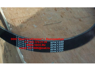 Ремень 8PK1350 помпы CDM 855 Lonking CDM (СДМ) 612600100069 фото 1 Краснодар